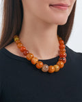 Collier - Orange Agate - 2