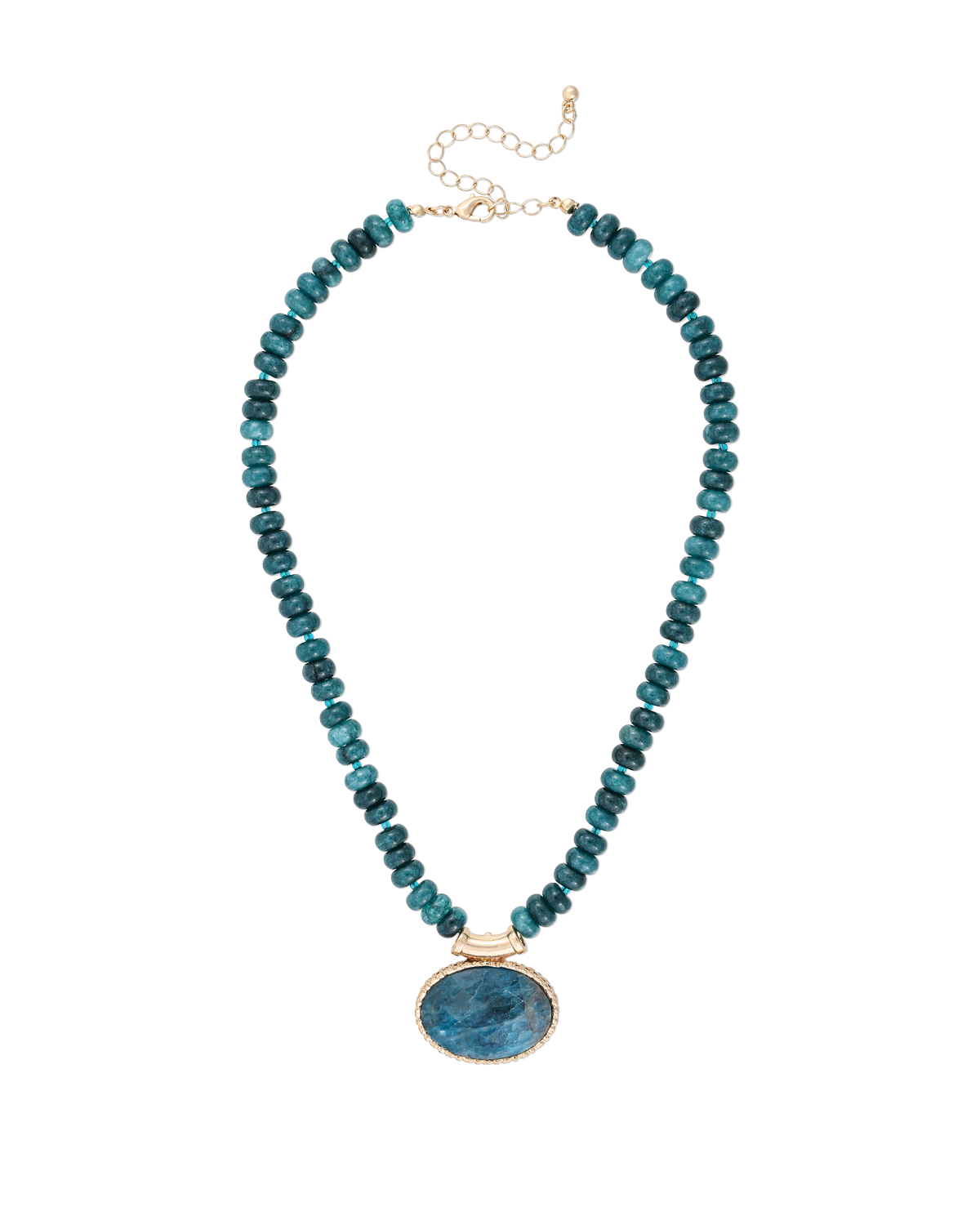 Collier - Teal Jade - 2