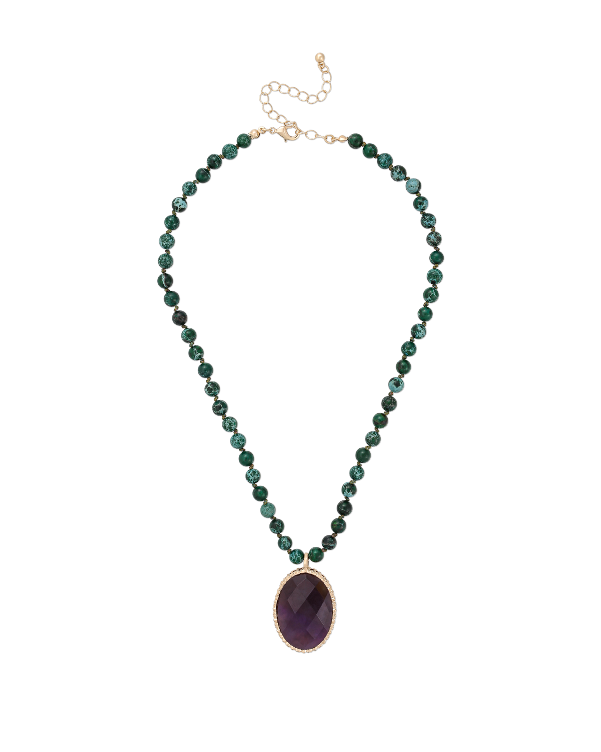 Collier - Oval Amethyst - 2