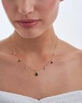 Collier - Zirconia Pendants - 2