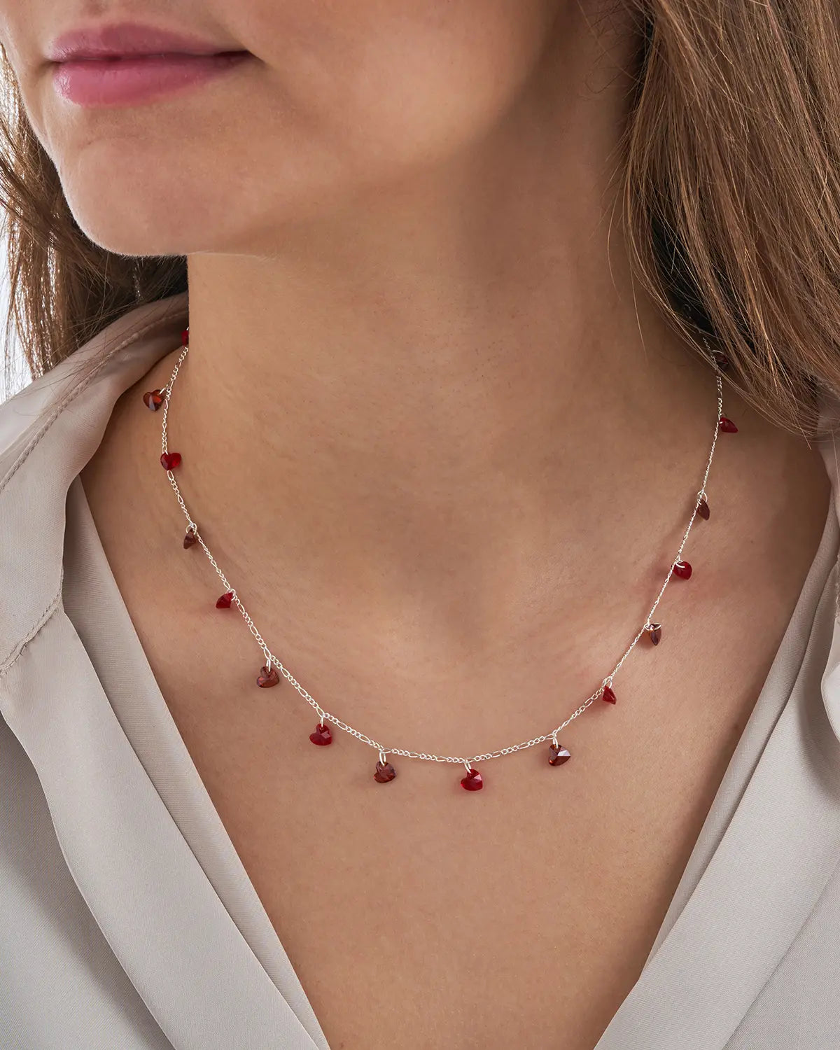 Collier - Red Hearts - 2