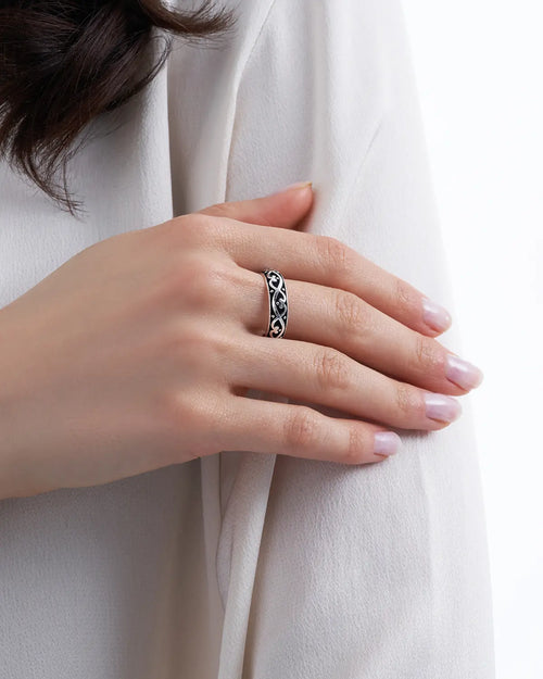 Anneau - Silver Tribal - 2