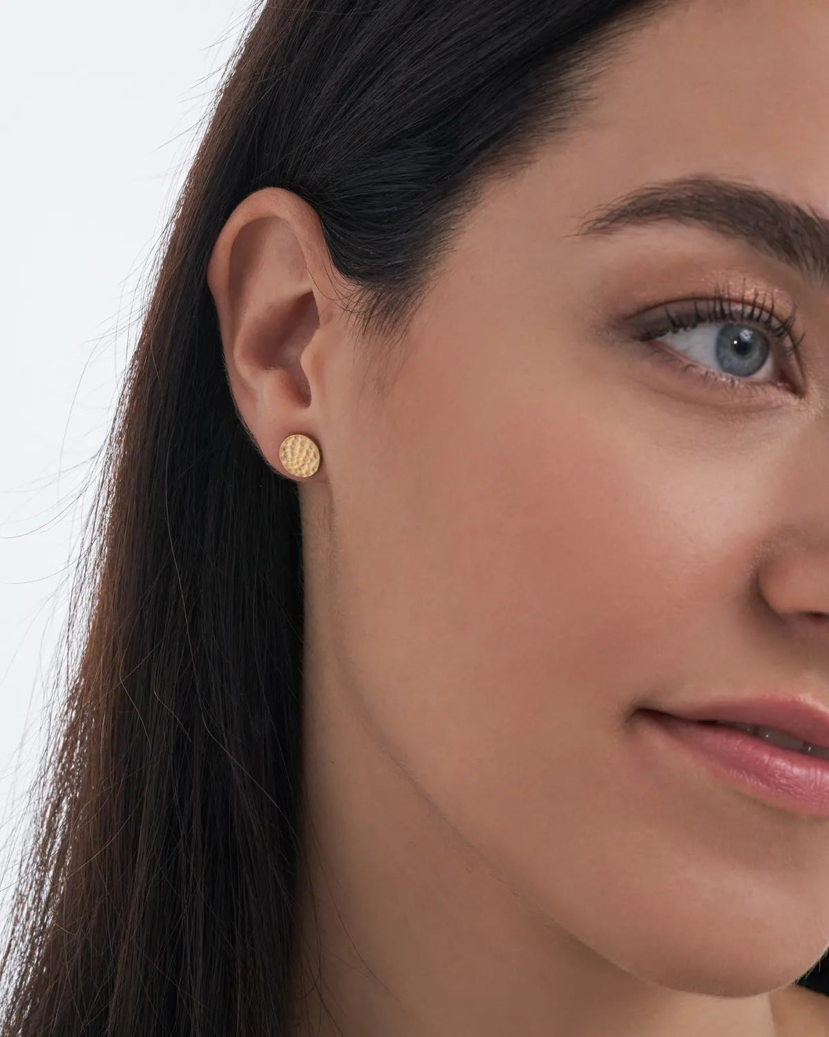 Clous d'oreilles - Hammered Gold - 2
