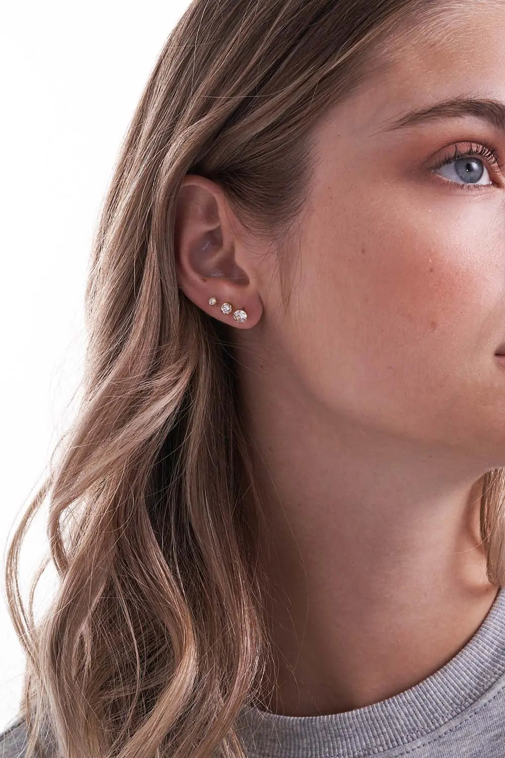 Ensemble de boucles d'oreilles - Shining Cubic - 2