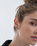 Ensemble de boucles d'oreilles - Blue Crystals - 2
