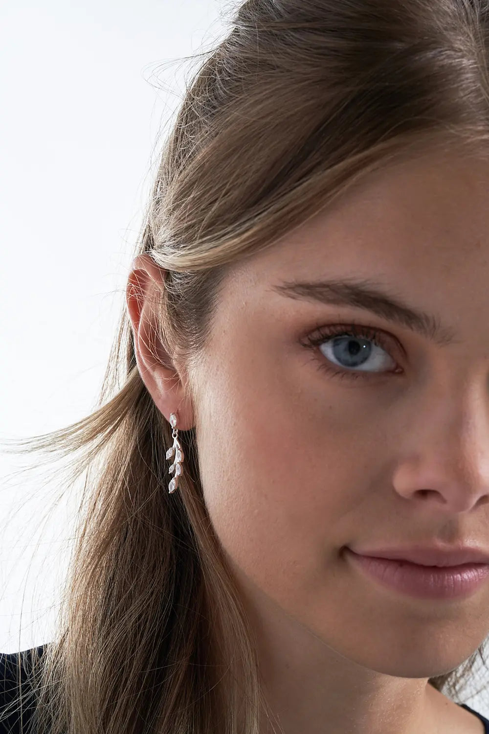 Boucles d’oreilles - Zirconia Leaves - 2