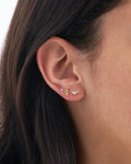 Ensemble de clous d'oreilles - Golden Spark - 2