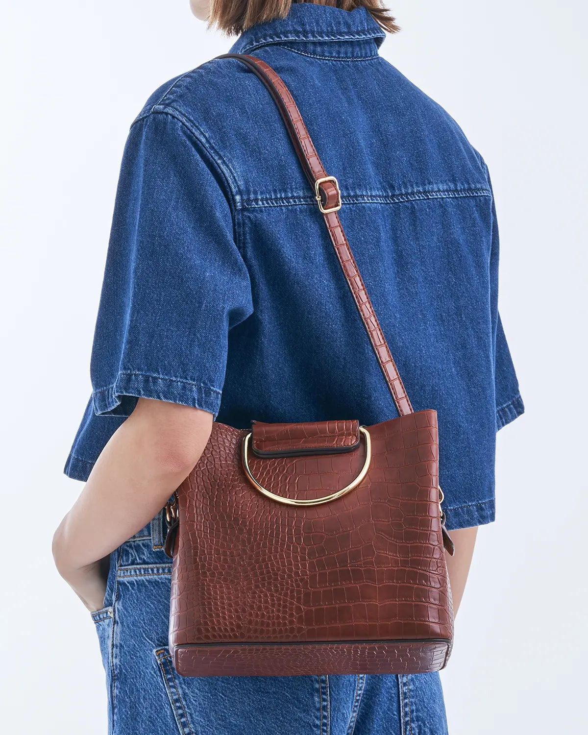 Sac - Brown Croco - 2